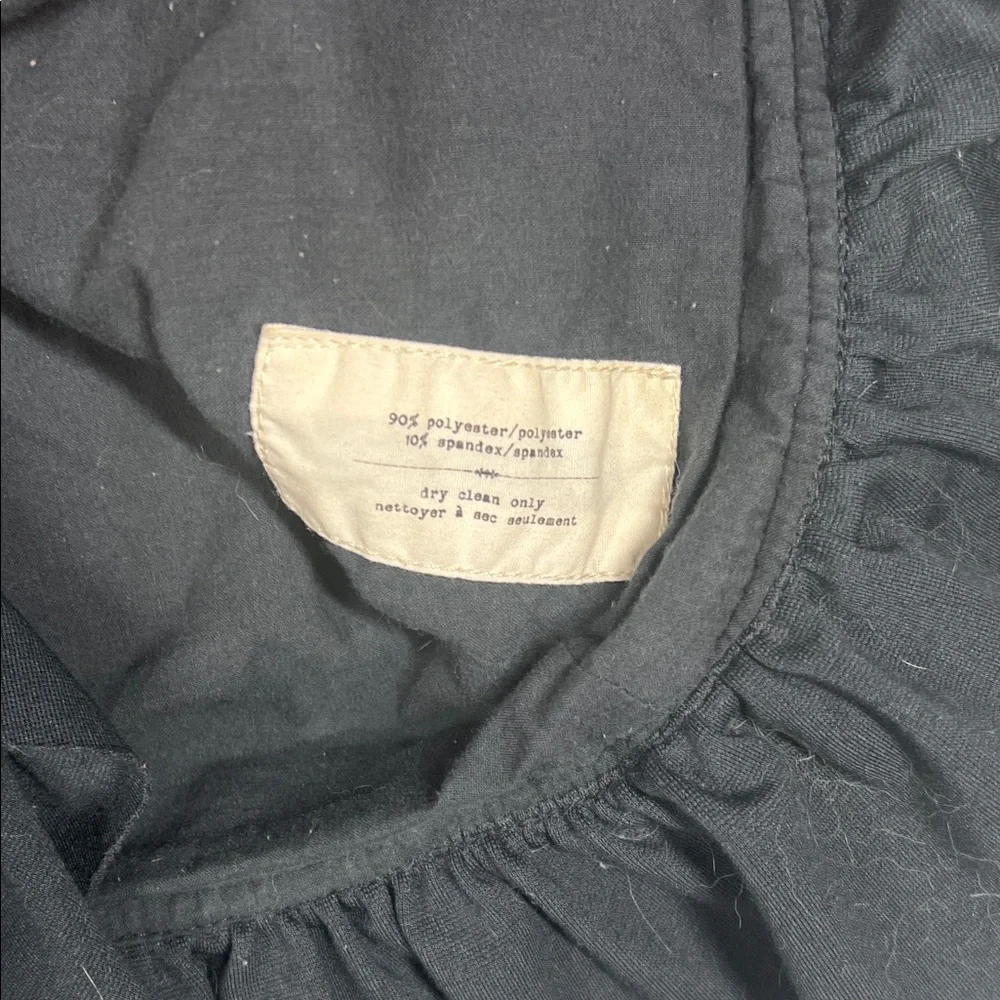 Cartonnier Black Ruffled Suit Jacket - Picture 4 of 11